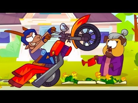 Om Nom Stories - Super-Noms: Crazy Biker (Cut the Rope) Super toonsTV