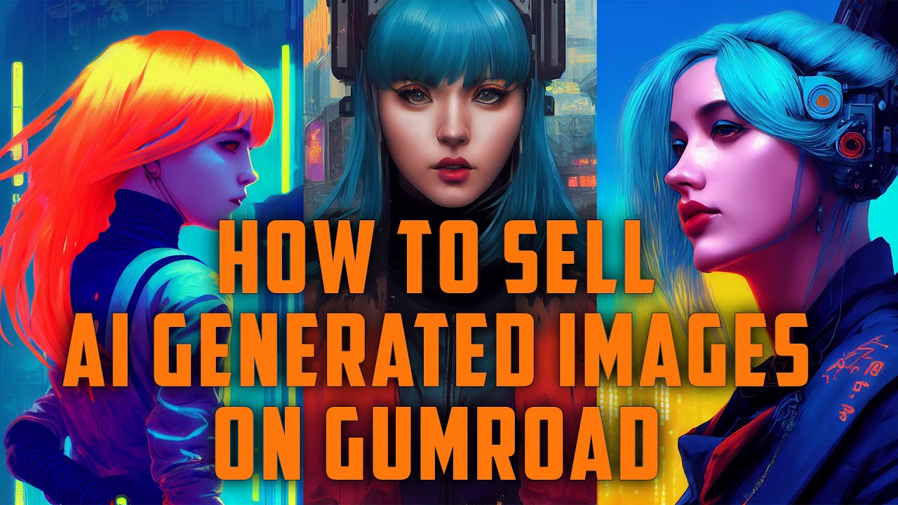 How to sell AI generated images as assets on Gumroad