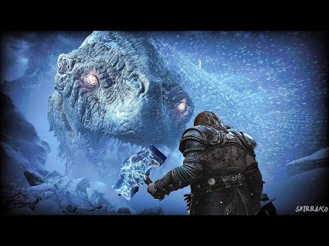 Thor Kills World Serpent Giant Snake Scene 4K | God Of War Ragnarok