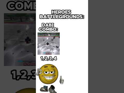 just combo 🤡-Roblox Heroes Battlegrounds  #heroesbattlegrounds #roblox