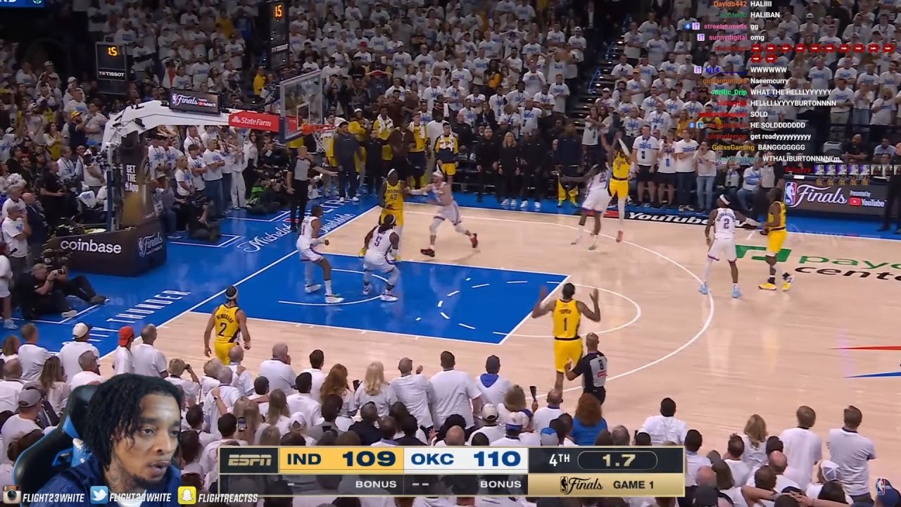 FlightReacts To #4 PACERS at #1 THUNDER | NBA FINALS GAME 1 HIGHLIGHTS | June 5, 2025!