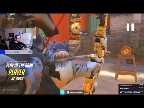 Arrge Hanzo Main - POTG! [ Overwatch Season 35 Top 500 ]