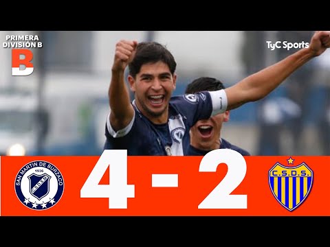 San Martín (B) 4-2 Dock Sud | Primera División B | Fecha 20 (Apertura)