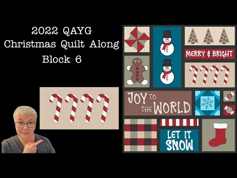 QAYG Christmas Quilt Along - - Block 6 - Free pattern and live hangout with Lisa Capen Quilts