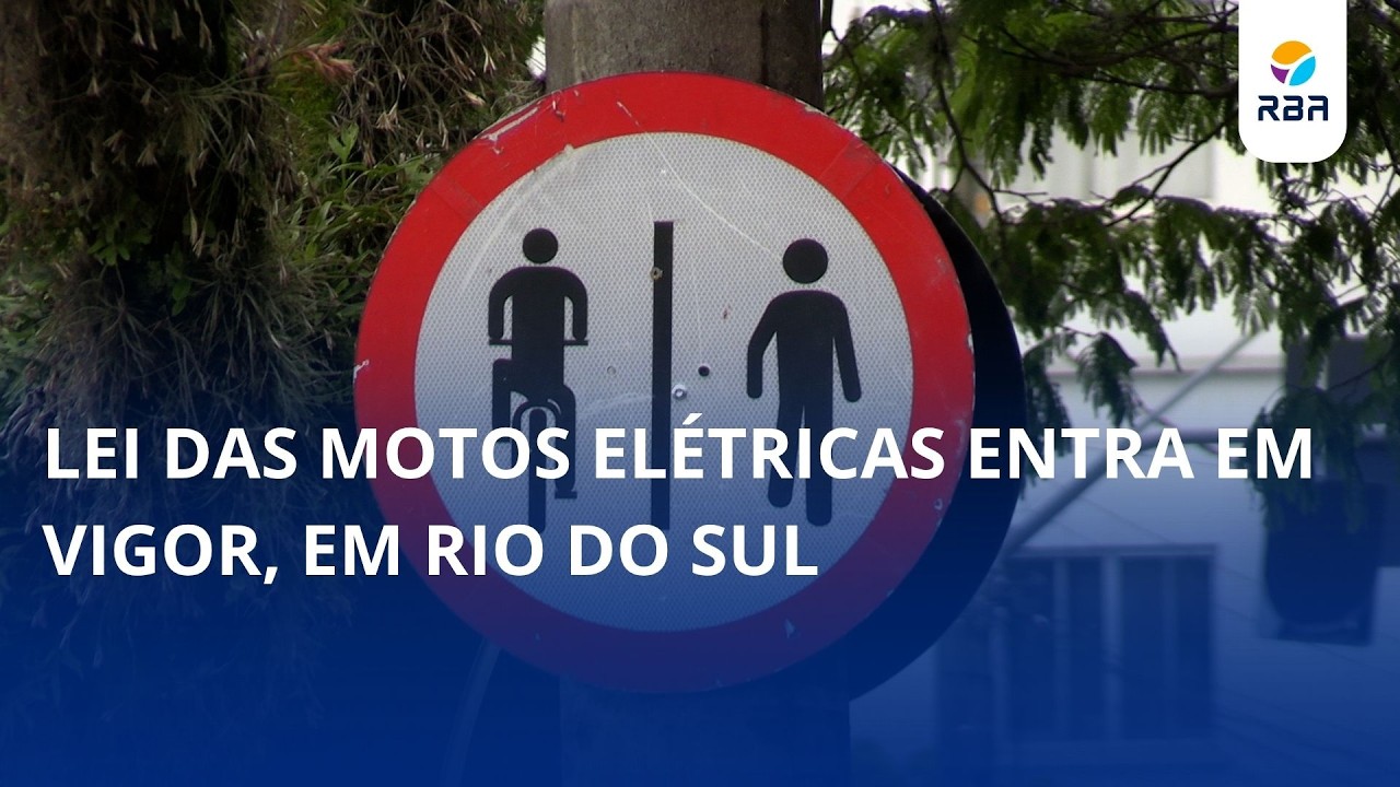 Motos elétricas têm novas regras em Rio do Sul