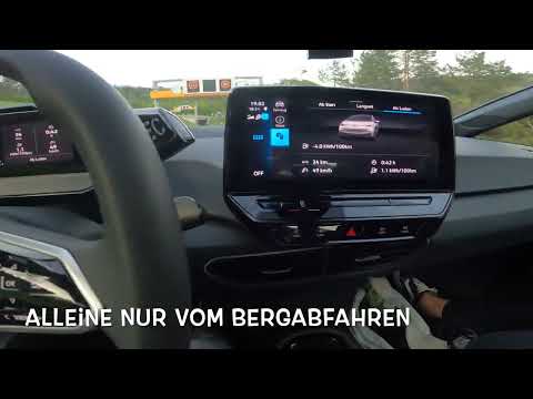 Auch mit einem VW ID 3 kann man extrem niedrig im Verbrauch Fahren