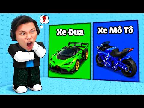 [ROBLOX] JayGray Chọn Xe Gì Lái Xe Đó Leo Tháp🚗😜Thử Thách Obby Would You Rather Vehicle Tower Troll