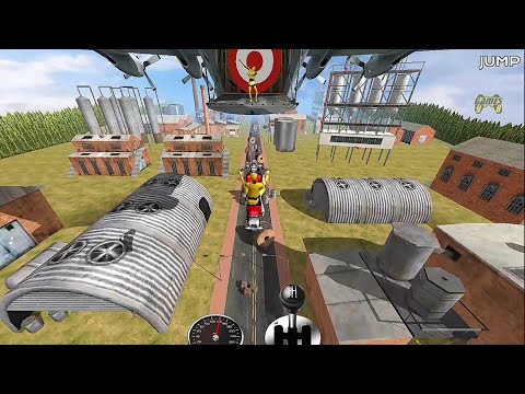 Jump into the Plane: Crazy and Spectacular Stunts jump Bike to The Plane - Android iOS Gameplay