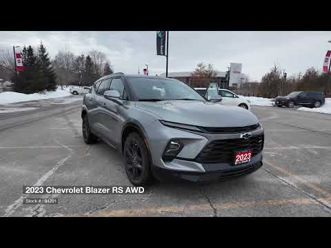 2023 Chevrolet Blazer RS AWD in Gray for sale at Aurora Toyota in Aurora, ON