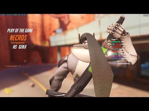 19K DMG! NECROS SHOWS HOW TO DOMINATE AS GENJI! POTG! OVERWATCH 2 SEASON 5 TOP 500
