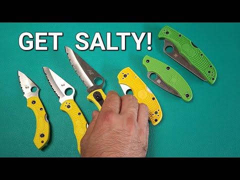 You need 1 of these Spyderco Knives (corrosion can go %#&@  itself)