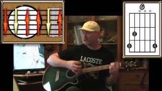 Uptown Girl - Billy Joel - Acoustic Guitar Tutorial (detune 1 fret)