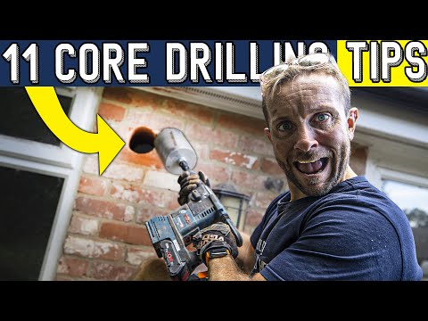 HOW TO CORE BIT DRILL ULTIMATE GUIDE - 11 TIPS!