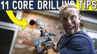 HOW TO CORE BIT DRILL ULTIMATE GUIDE - 11 TIPS!