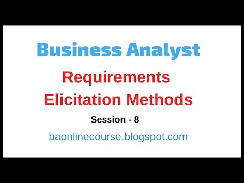 Requirements Elicitation Methods Tutorial | Business Analyst Techniques | Brainstorming Tutorial