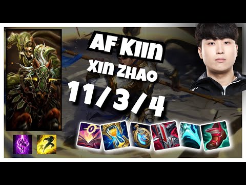 Kiin Xin Zhao 11.6 S11 Gameplay Challenger Top (11/3/4) - KOREAN