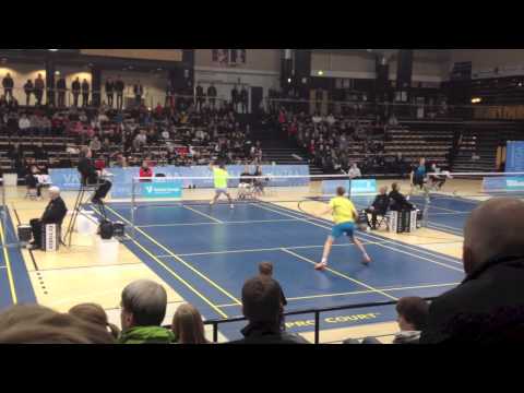 Ville Lang at Finland Badminton Championships 2013 (Sulkapallon SM-Kisat)