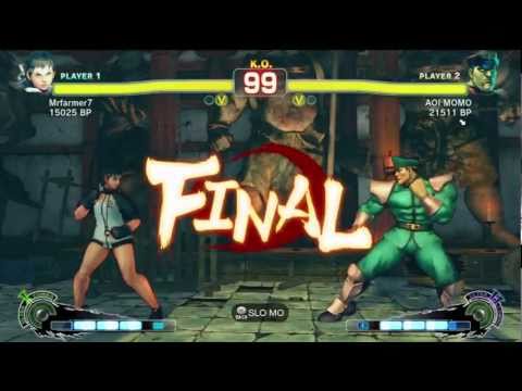 Mrfarmer7 [Sakura] vs AOI MOMO [Bison] SSF4 Japanese Online Ranked Matches - Xbox Live