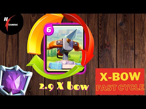 2.9 X Bow Fast Cycle Deck - Clash Royale Ladder Gameplay