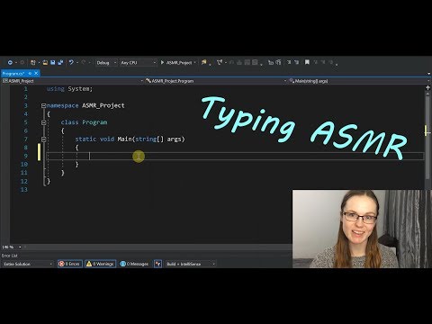 ASMR Beginner Coding Tutorial (Variables & For Loops, Typing Sounds)