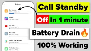 Cell standby mode in Battery Drain | How To Cell  Standby Mode Off | What Is Cell Standby |