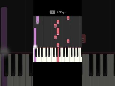 Fynn Jamal - Arjuna Beta  #shorts #easypiano #pianotutorial
