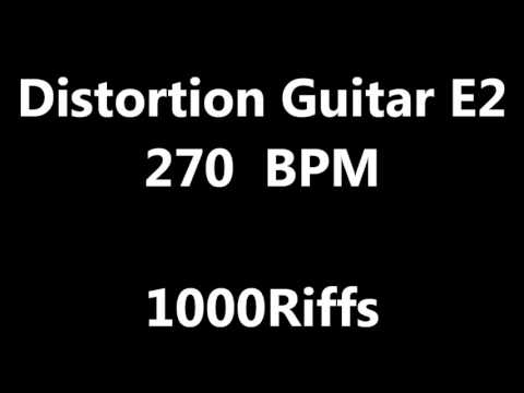 Distortion Guitar E2 Metronome : 270 BPM - Beats Per Minute