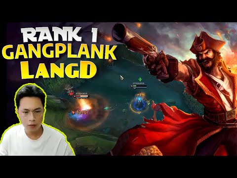 🔴 LangD Gangplank vs Aatrox - 20+ Kills - LangD Rank 1 Gangplank Guide