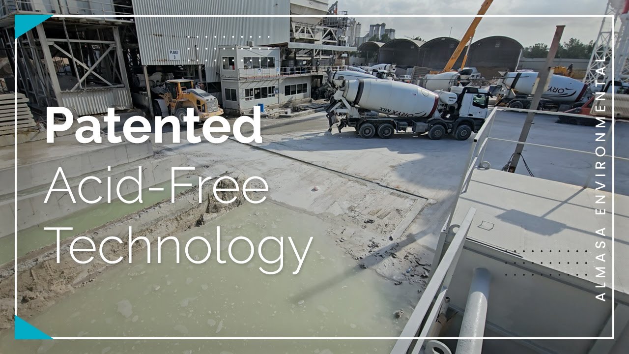 Concrete Wastewater Treatment | Patented Acid-Free Technology | Almasa Environmental Solutions