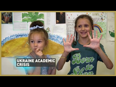 Ukraine’s children are trying to learn amid bombs and disruption