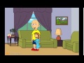 Caillou Gets Rosie Sick And Gets Grounded