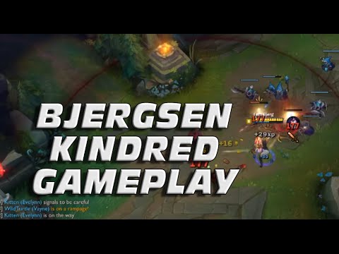 Bjergsen duo WildTurtle - Kindred vs Ahri Mid - League of Legends
