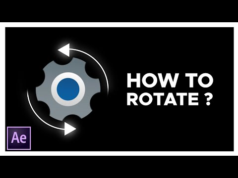 ✅After Effects Tutorial - Constant Rotation of an Image