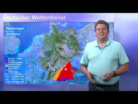 19.08.2022 Unwetterinformation - Deutscher Wetterdienst (DWD)