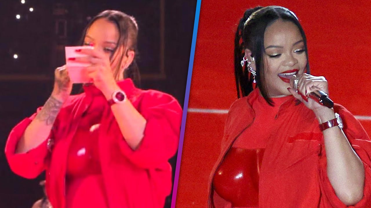 Rihanna Applies Fenty Mid-Super Bowl Performance! thumnail