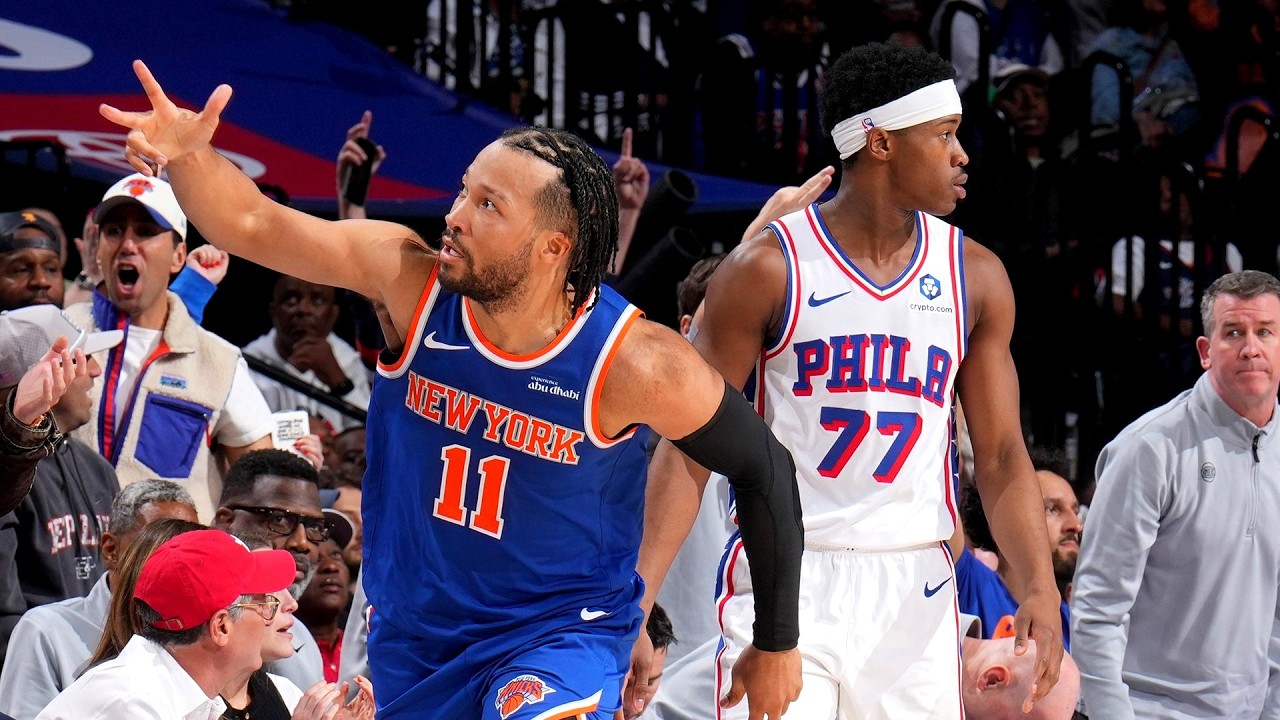 Robinson Lob Over Embiid! Brunson 33 Pts Knicks Go Up 3-0 vs 76ers!