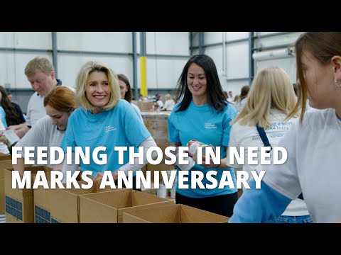 10th Anniversary with World Food Programme and Church Celebrated