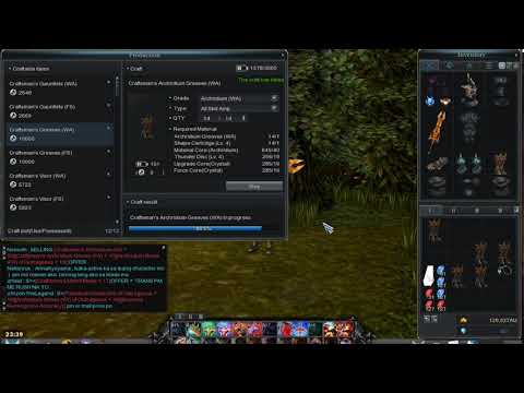 Cabal Online Crafting 20x Arch Greaves WA