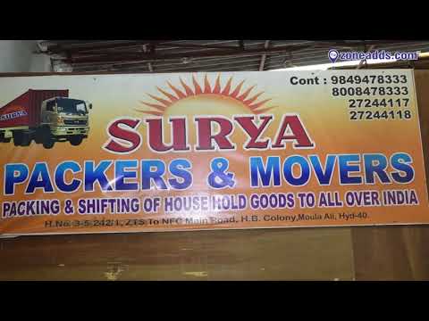 Surya Packers And Movers - Moula-Ali