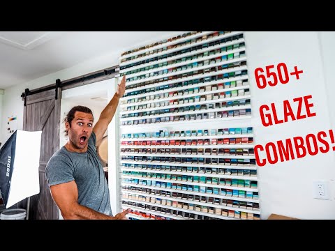 Over 650 Glaze Combinations for Pottery!
