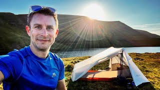 Wild Camping in the Brecon Beacons using Decathlon Camping Gear!