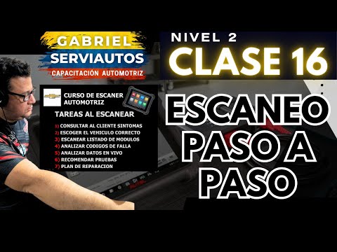 CLASE 16 Escaneo de vehiculo paso a paso, aprende a utilizar el escaner para carro correctamente