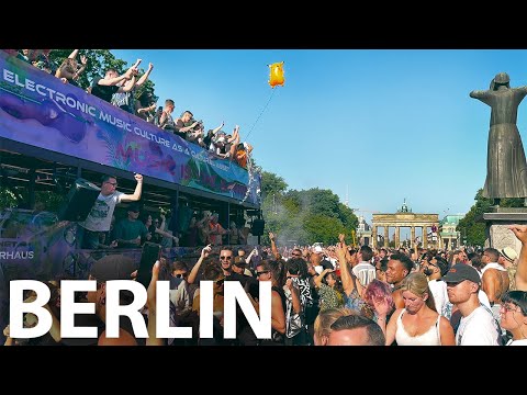 BERLIN – Rave the Planet 2023 – Techno Festival [4K live] 🇩🇪 City Walking Tour (2023)