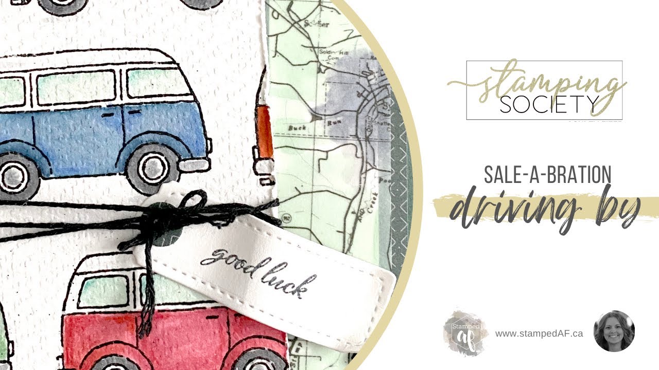 Driving By road trip card • Sale-A-Bration by Stampin' Up!