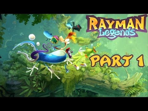 Rayman Legends - 100% Run - Part 1: Once Upon A Time...100 Years Later