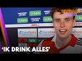Aangeschoten Wieffer toont kampioensschaal: 'Ik drink alles' | VANDAAG INSIDE