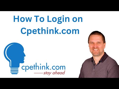 Cpethink Login Page