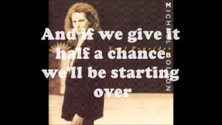 From Now On - Michael Bolton (Lyrics)