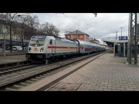 Zugverkehr in Singen  (Hohentwiel) mit: Br 1116,147,146,193,425,521 und SBB Re 4/4