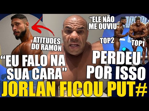 JORLAN PERDE A PACIÊNCIA E JOGA NA CARA DO RAMON A VERDADE SOBRE DERROTA NO ARNOLD CLASSIC